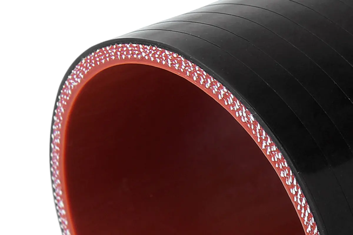 Hps 3-1/4" - 3-1/2" (83Mm - 89Mm) Silicone Offset Reducer Coupler Hose, 6" Long, High Temp 4-Ply Reinforced, Black 2