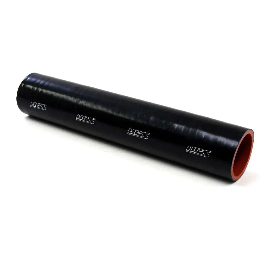 Hps 3.75" Id , 1 Foot Long High Temp 4-Ply Reinforced Silicone Coupler Tube Hose Black (95Mm Id) 1