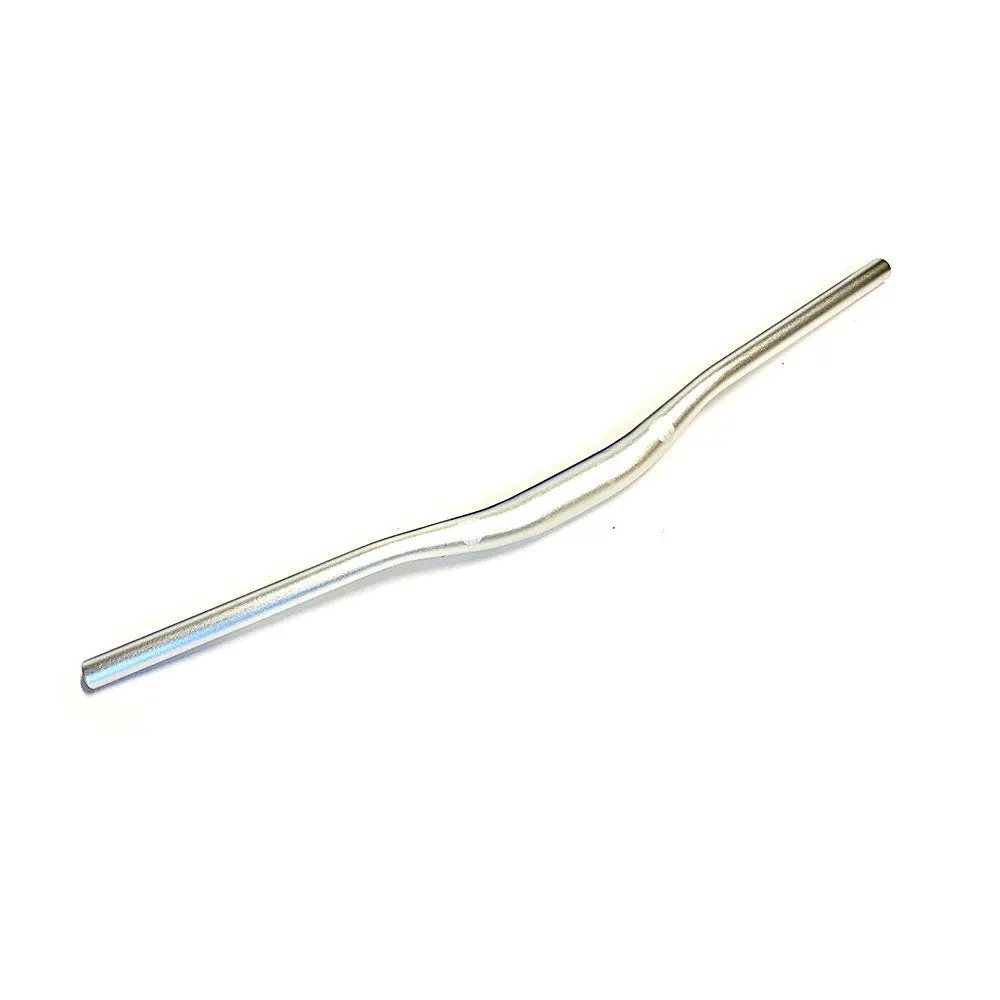 Hup 19Mm Kids Mtb Riser Silver 660Mm Handlebars 1