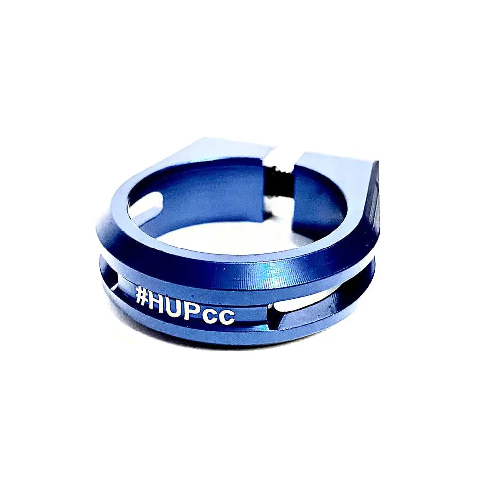 Hup Lightweight 31.8Mm Seat Post Clamp (27.2Mm Seat Post) In Blue 1