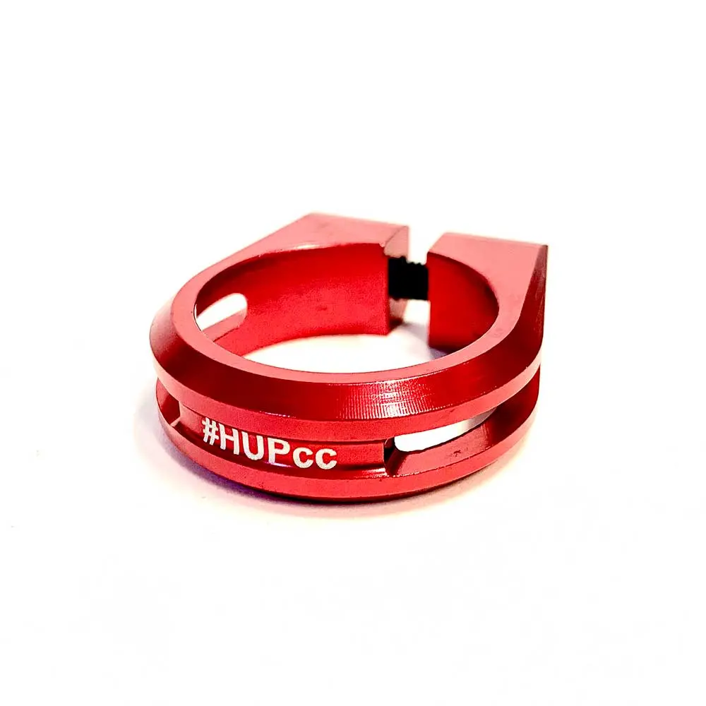 Hup Lightweight 34.9Mm Seat Post Clamp (31.6Mm Seat Post) In Red 1