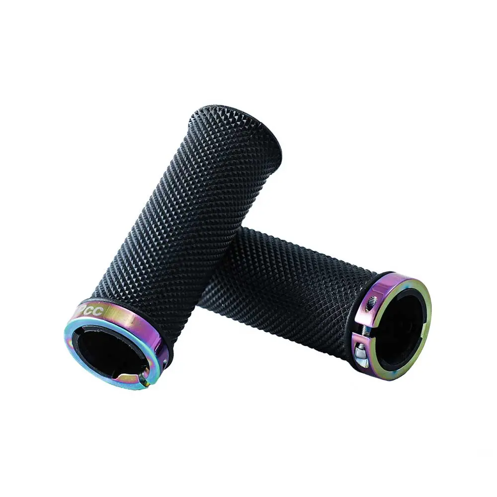 Hup Kids Short Mtb 22.2Mm Handlebar Grips (Rainbow Oil Slick) 1
