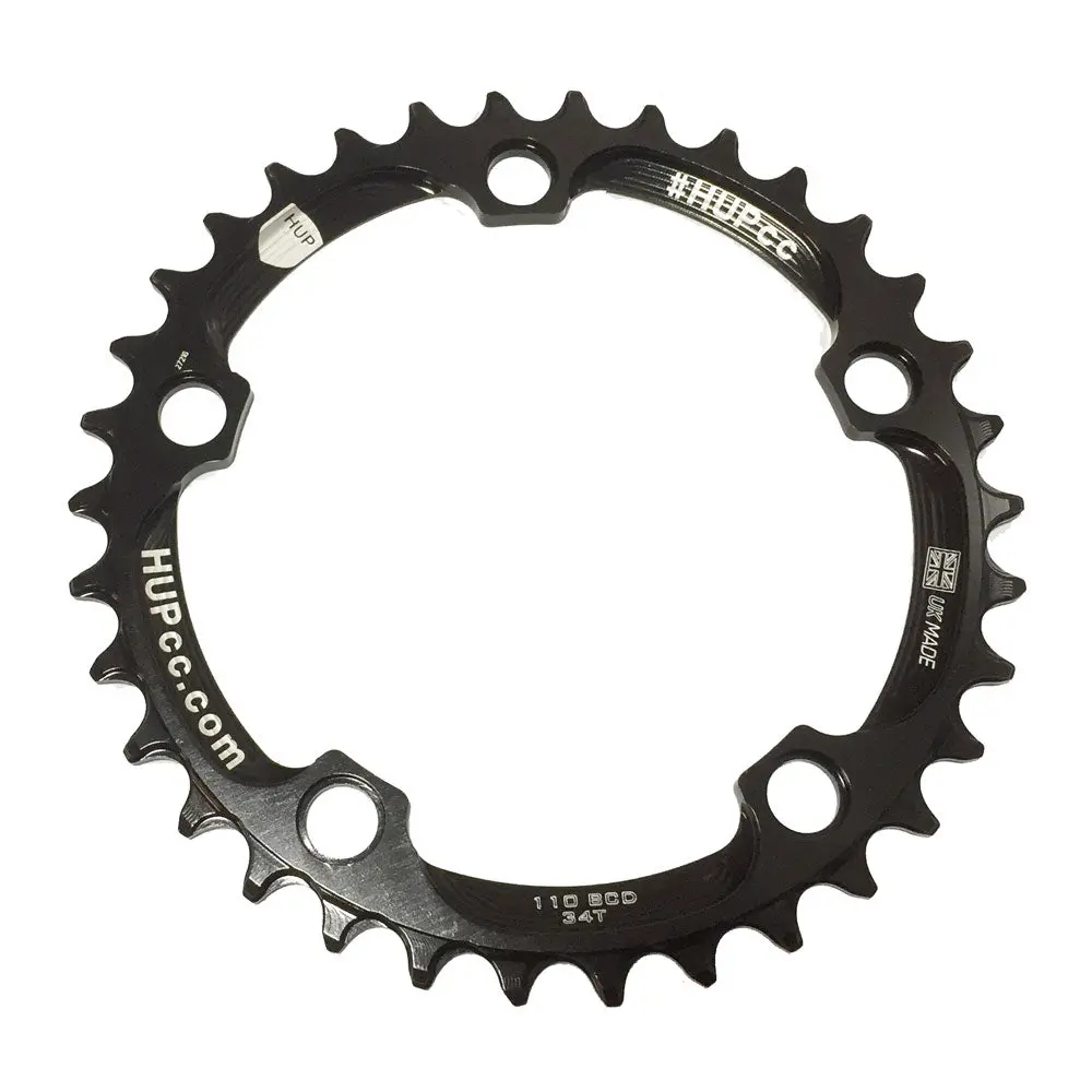 Hup 34T/36T/38T/40T 110Bcd Narrow-Wide Chainrings: Kids Road Race/Cyclocross/Mtb Race Bikes 1