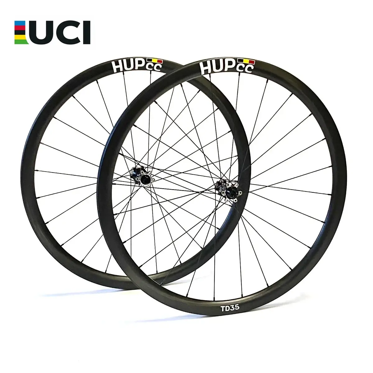 Hup Td35 Carbon Wheels - Uci Approved & British Cycling Legal 1