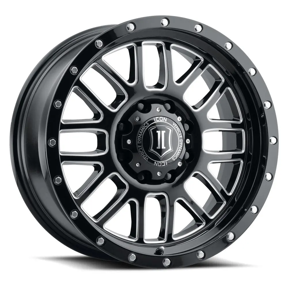Icon Alloys | Alpha / Gloss Black With Milled Spoke 1