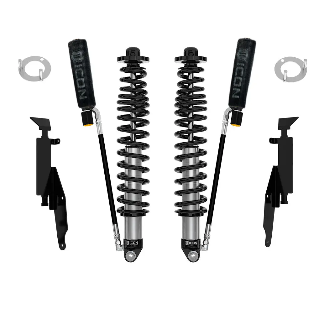 21-23 Ford Bronco Icon 2.5 Vs Finned Rr Cdev Rear Coilover Kit 1