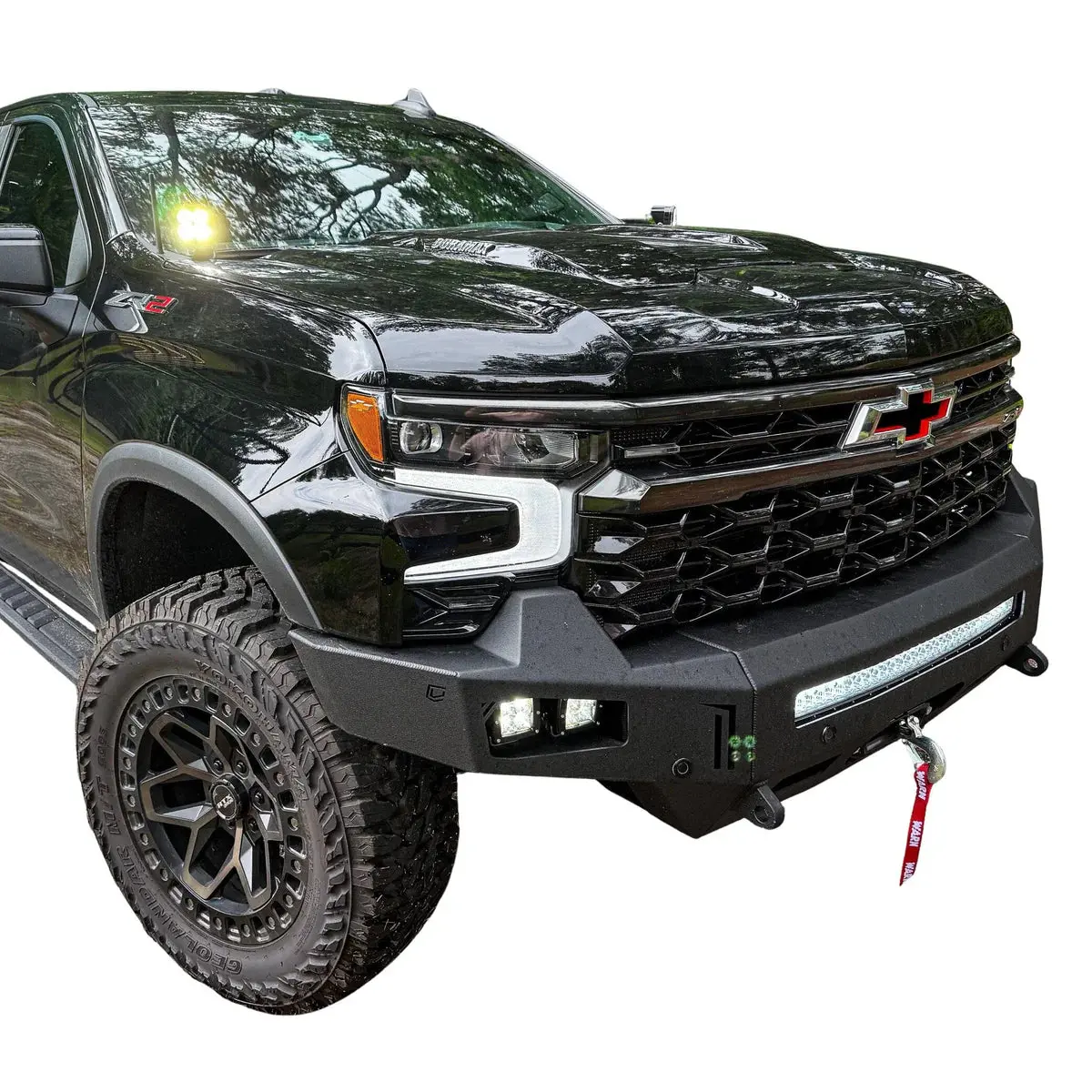 2023-2025 Chevy 1500 Zr2 Octane Front Winch Bumper 1