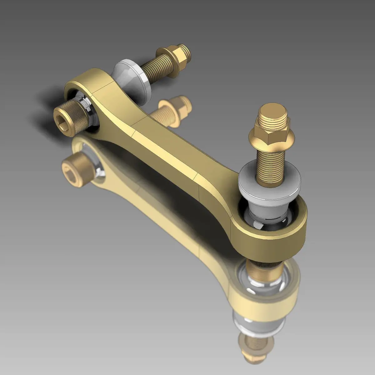 '21-23 Ram Trx Kibbetech Billet Aluminum Sway Bar End Links 1
