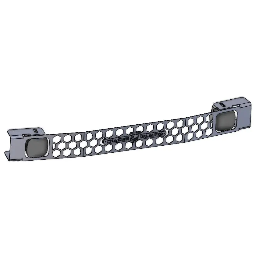 Light Bar Block-Off Screen W/ Cube Light Mounts 1