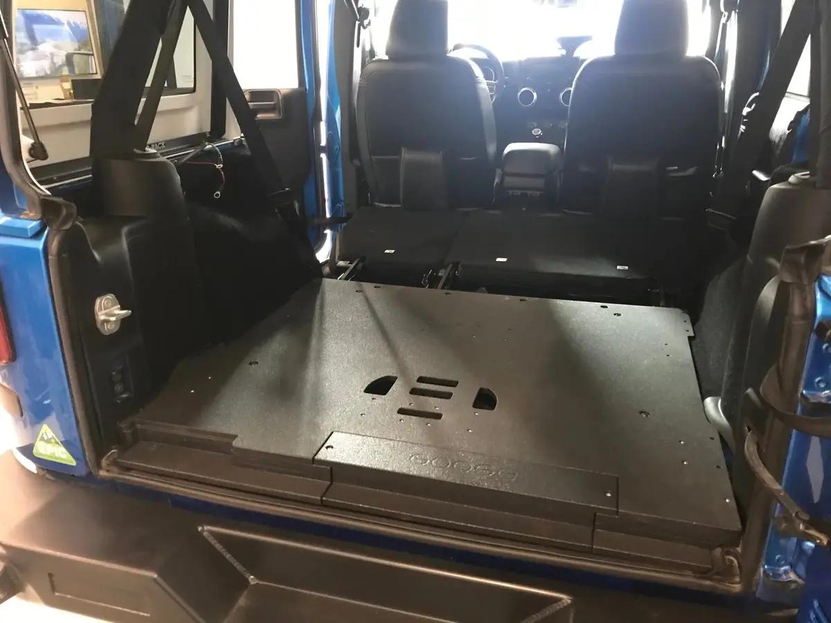 Jeep Wrangler 2007-2018 Jku 4 Door - Rear Plate System 1