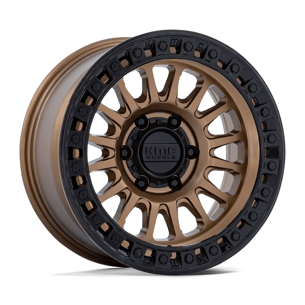 KMC IMS Wheel – Matte Bronze Finish with Gloss Black Lip