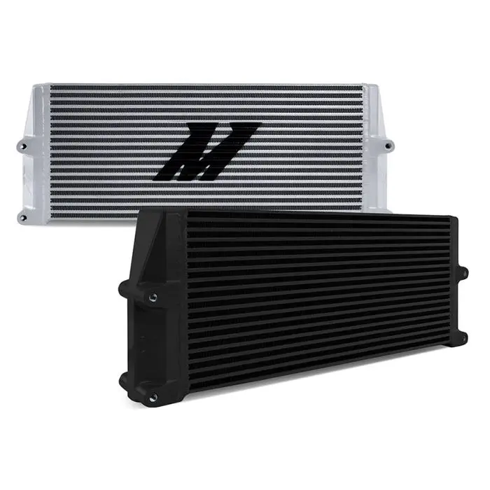 Universal Heavy-Duty Bar-And-Plate Fluid Cooler, 17" Core, Same-Side Outlets 1