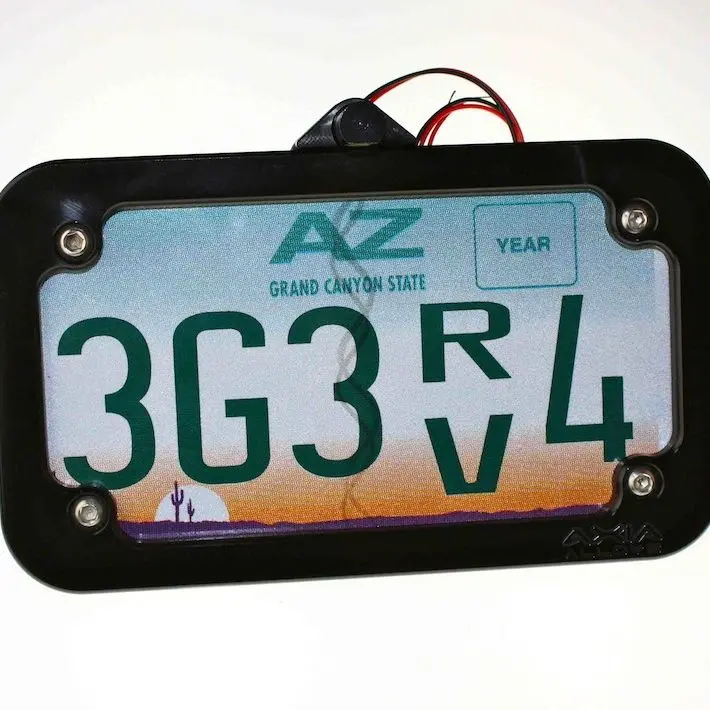 Cage Mounted Led License Plate Frame 1