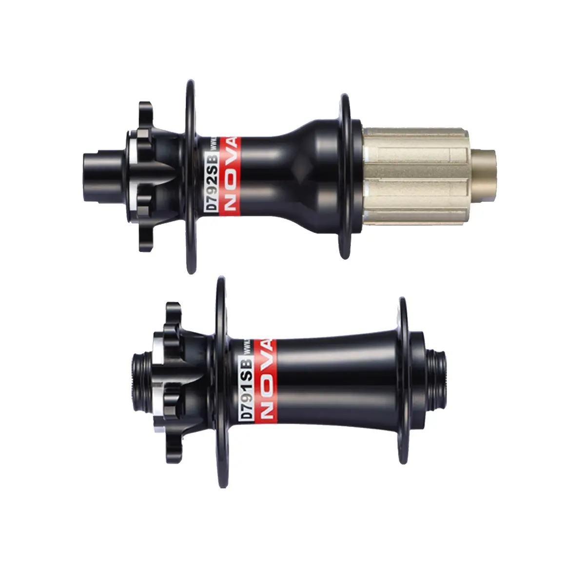 Novatec Hubs D791sb-12 (20H) & D792sb-X12-A4a-11S (24H) Cyclocross / Road Race Hubset 1