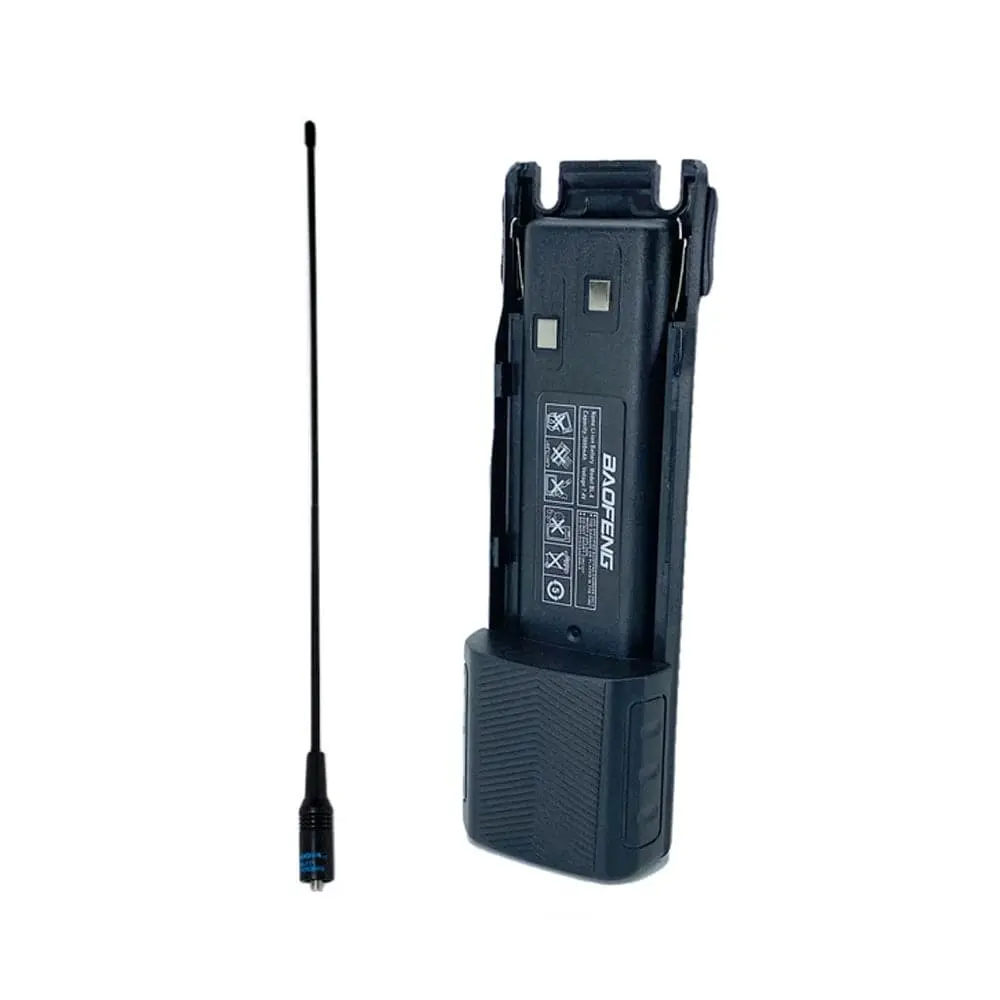 Pci Baofeng Uv-82 Long Antenna & Extended Battery 1