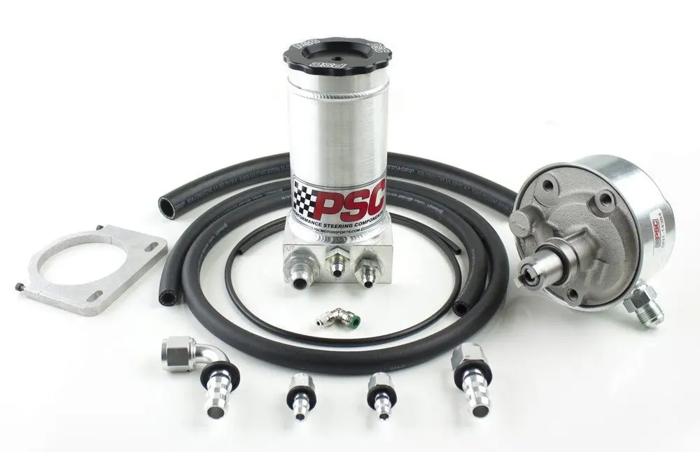 '94-02 Dodge Cummins Xd Power Steering Pump & Remote Reservoir Kit 1