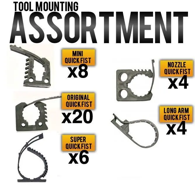 Quick Fist Tool Mounting Assortment Kit 1