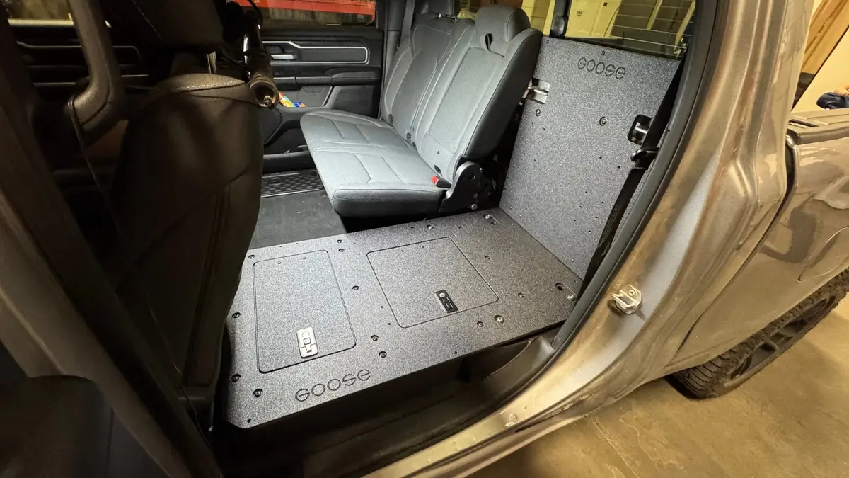 Ram - 1500 - 2019-Present - 5Th Gen. - Crew Cab - Explore Series - Second Row Seat Delete Plate System 1