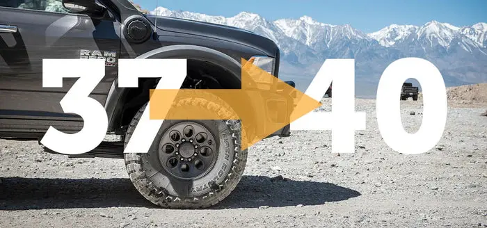 Aev 37" To 40" Conversion Parts For 2010-18 Ram Hd 1