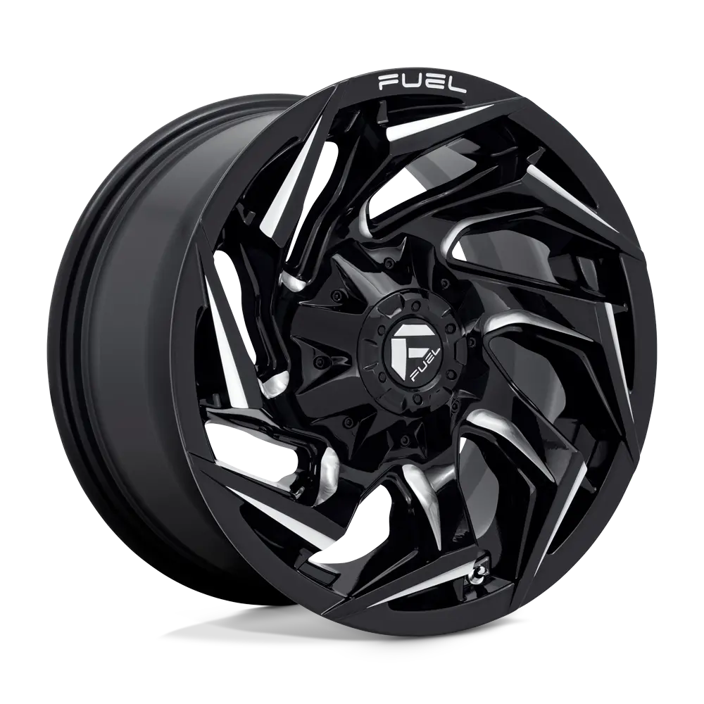 Fuel Wheels | Reaction | Gloss Black Milled 1