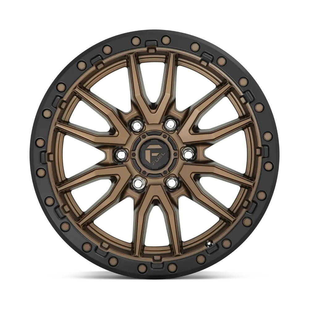 Fuel Wheels | Rebel | Matte Bronze Black Bead Ring 3