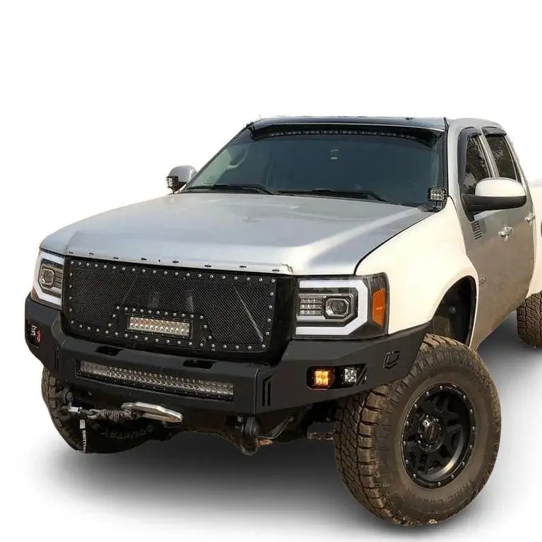 2007-2013 Gmc Sierra 1500 Octane Front Winch Bumper 1
