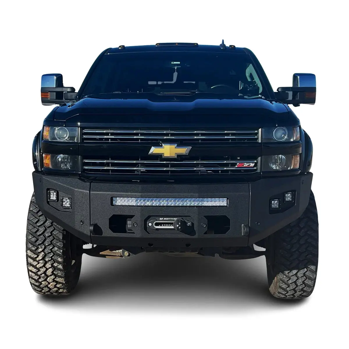 2015-2019 Chevy Silverado 2500/3500 Attitude Front Winch Bumper 1