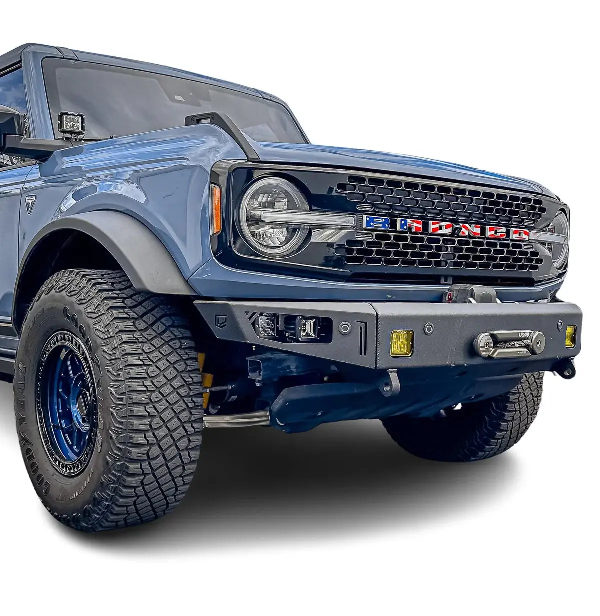 2021-2023 Ford Bronco Front Octane Winch Bumper 1