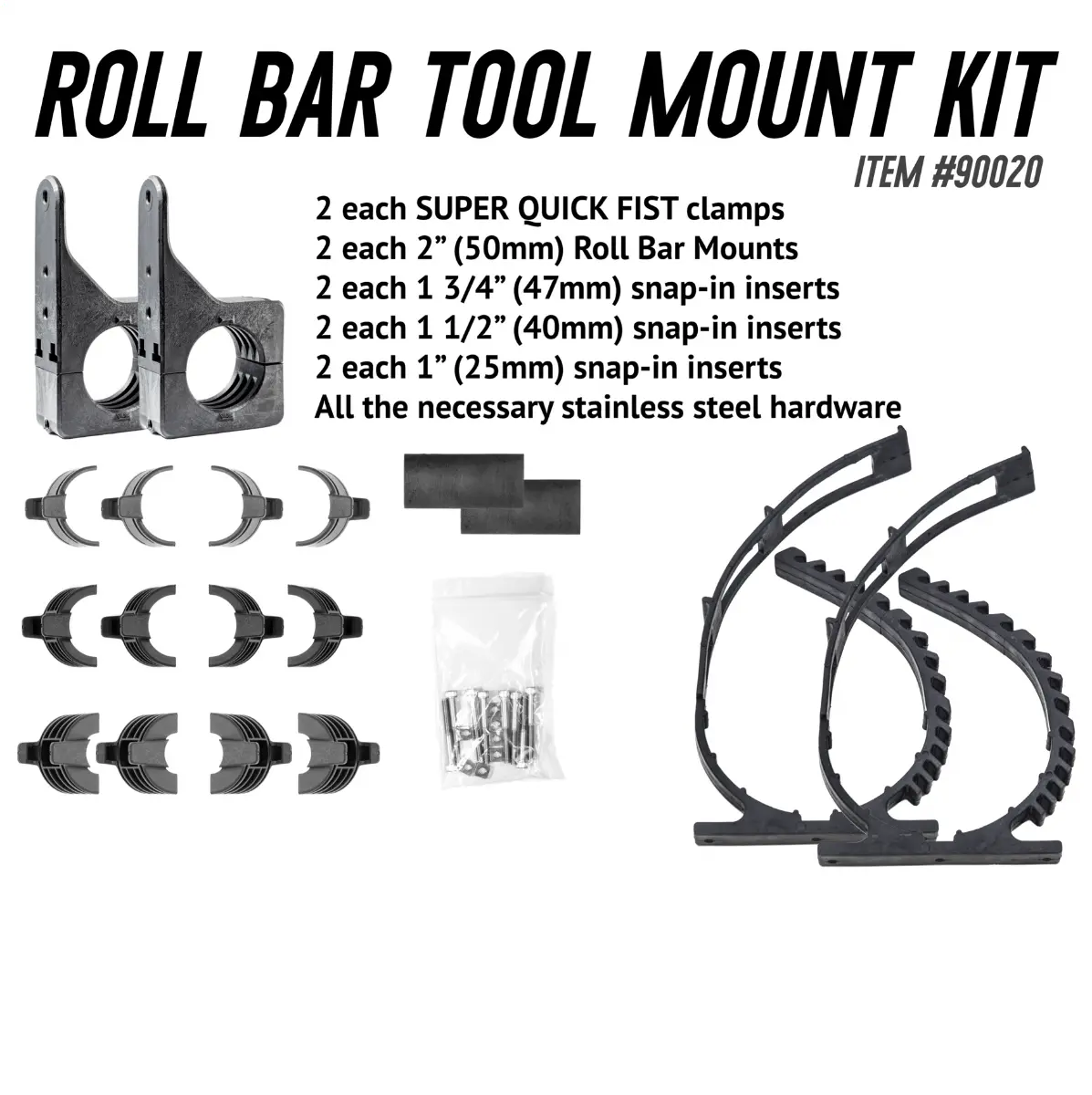 Roll Bar Tool Mount Kit 1