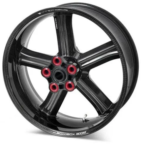 Rotobox Boost Forged Carbon Fiber Wheel Set – Compatible With Ducati Panigale 1199, 1299, V2, V4, And Streetfighter V4 1