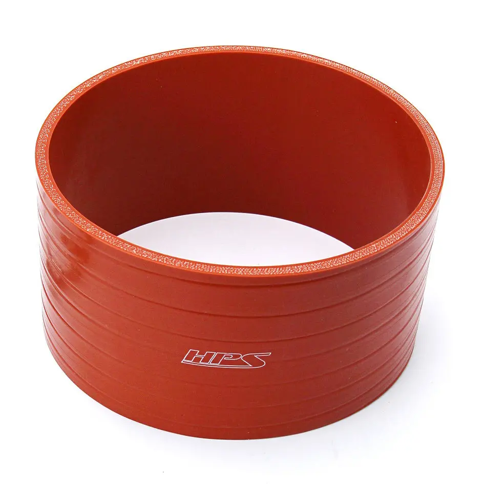 Hps 4" Id , 4" Long High Temp 4-Ply Aramid Reinforced Silicone Straight Coupler Hose Orange (102Mm Id , 102Mm Length) 1