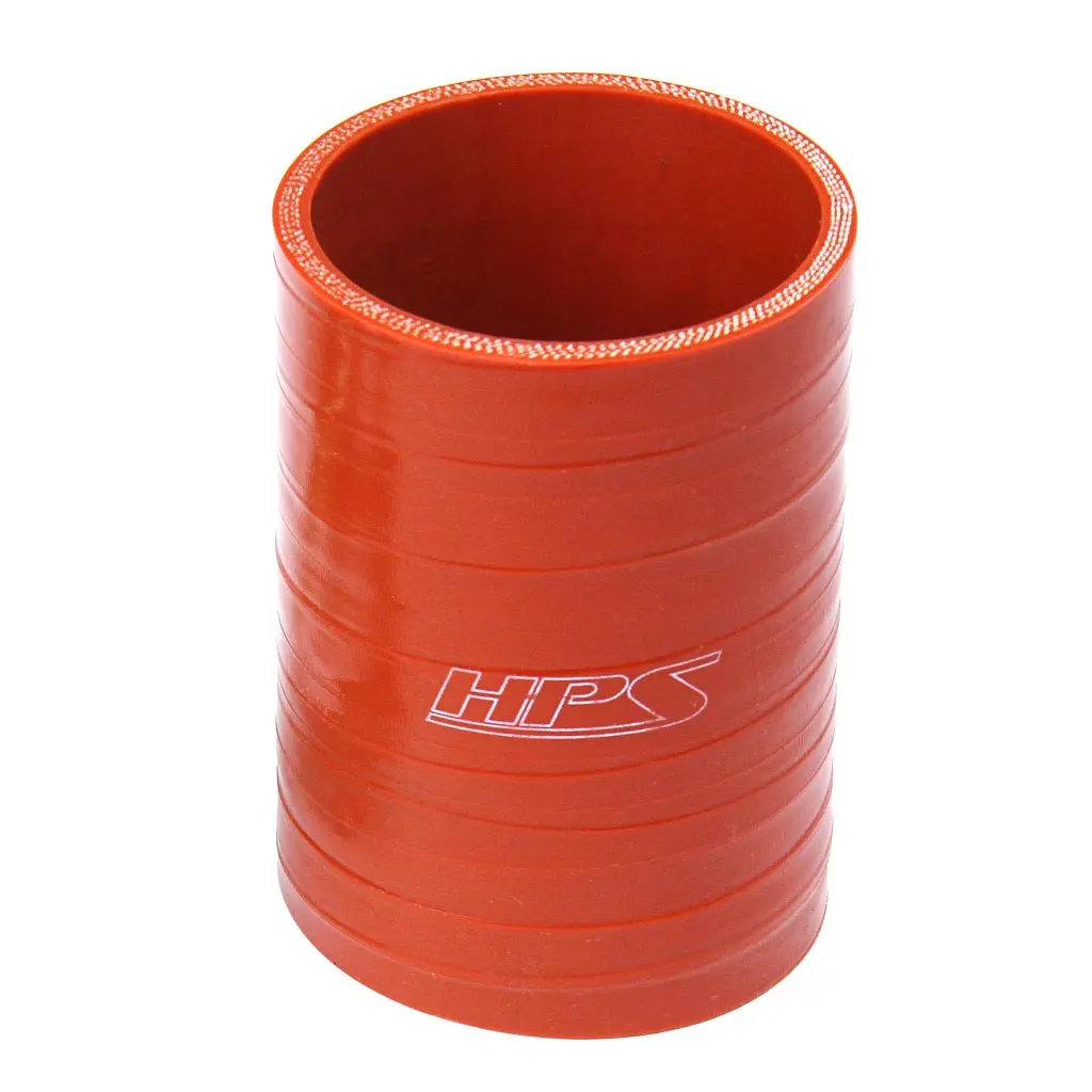 Hps 2.75" Id , 4" Long High Temp 4-Ply Aramid Reinforced Silicone Straight Coupler Hose Orange (70Mm Id , 102Mm Length) 1