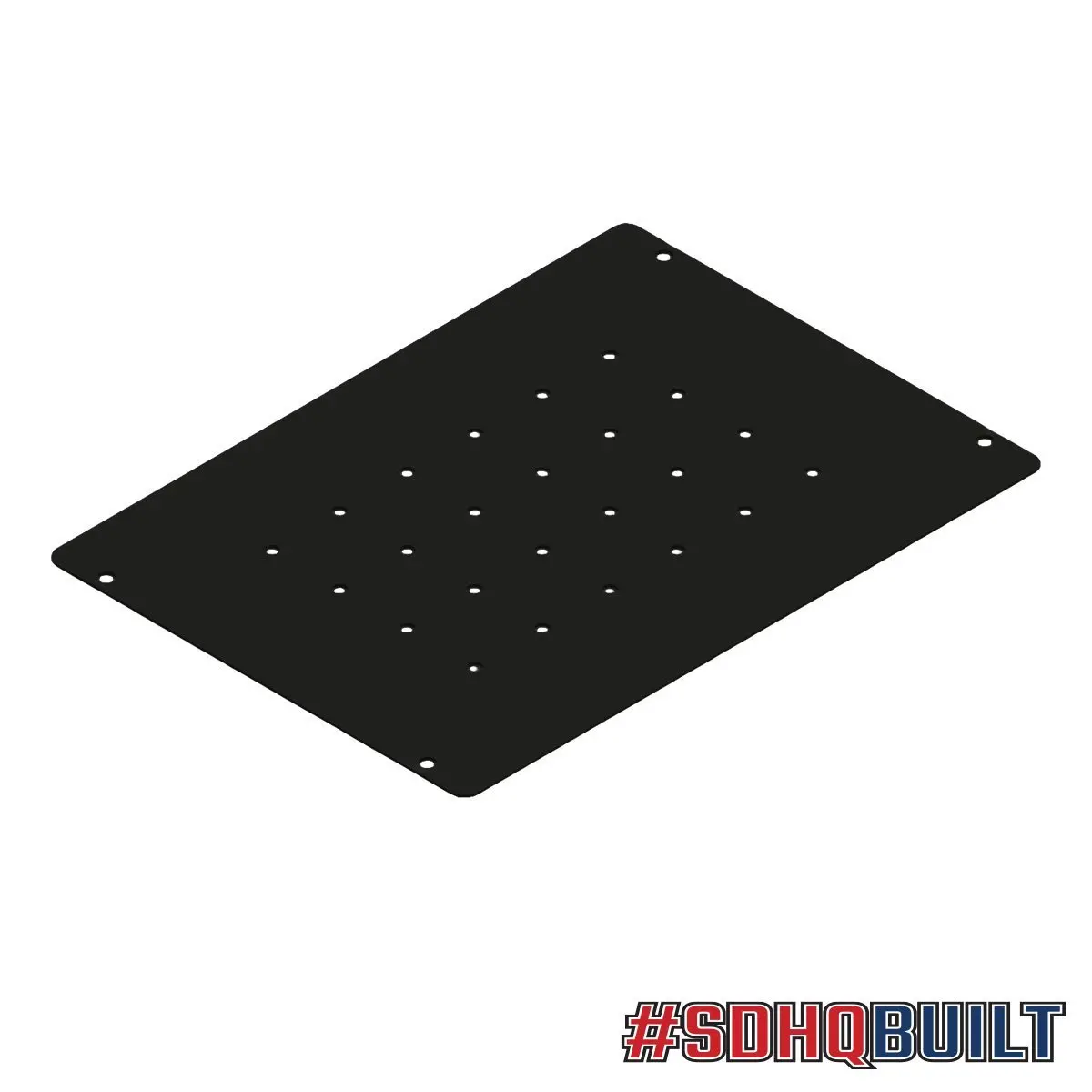 Sdhq Built In-Bed Rack Mid Size Truck Tire Cradle Delete Plate 1