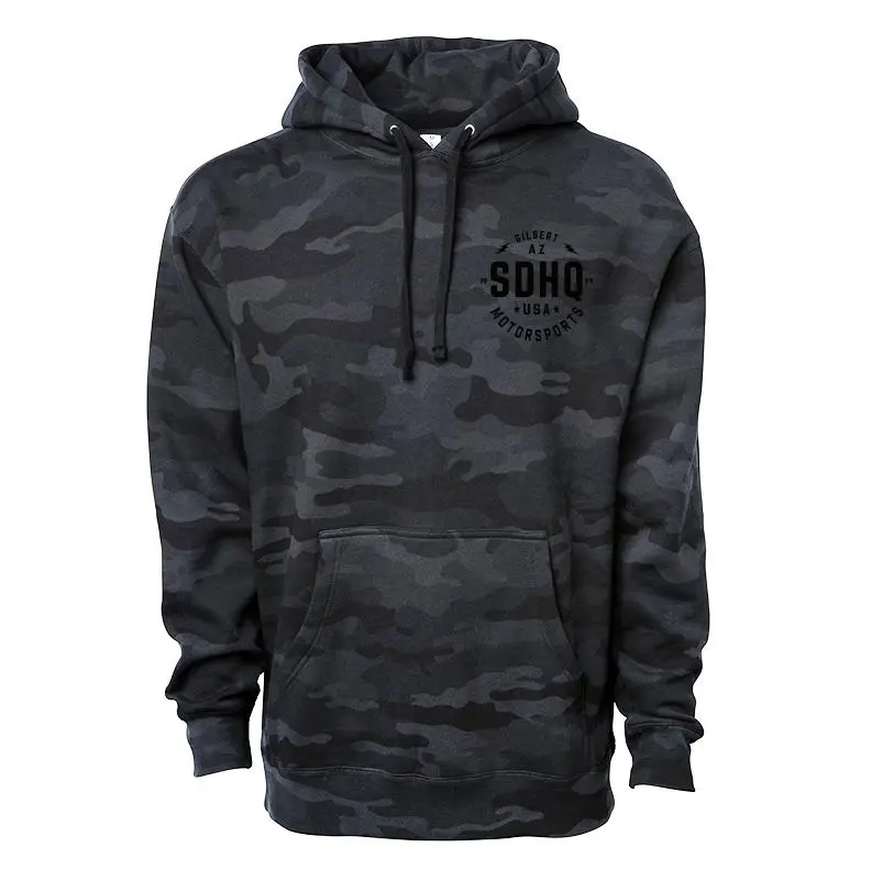 Sdhq Motorsports Black Camo Pullover 1