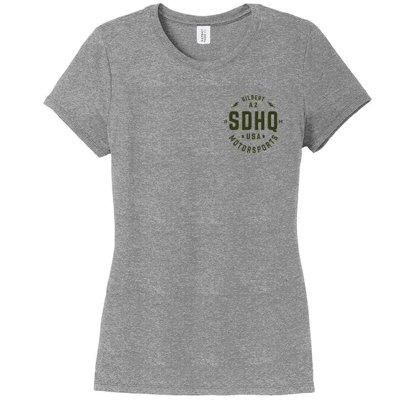 Sdhq Motorsports Frost Grey Women's Crew Neck T-Shirt 1