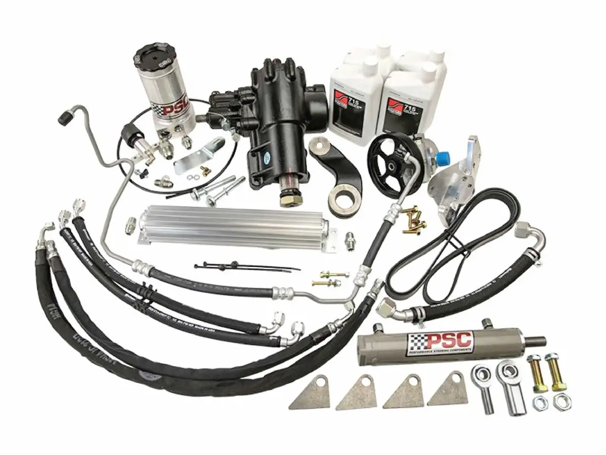 '12-18 Jeep Jk 3.6L Psc Cylinder Assist Steering Kit, 6.75" Lock-To-Lock - Trussed Front Axle 1