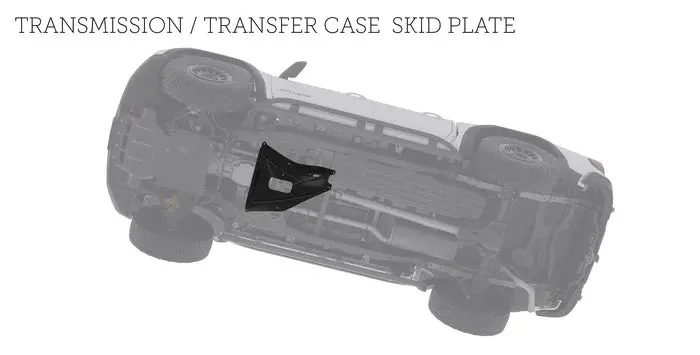 Aev Transmission / Transfer Case Skid Plate For 2023+ Chevrolet Colorado / Gmc Canyon 1