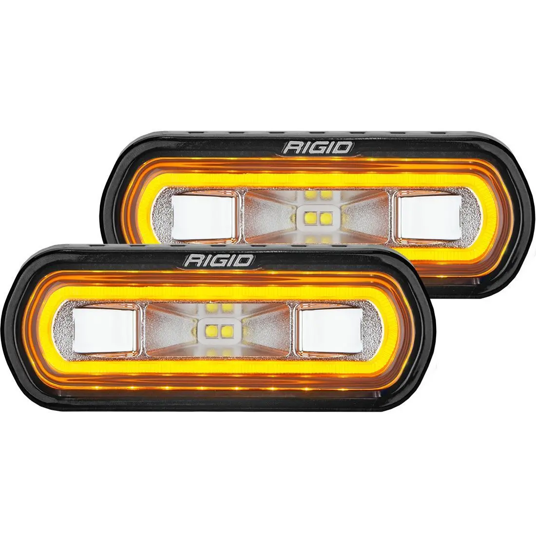 Sr-L Series Off Road Spreader Pod Amber Halo | Pair 1