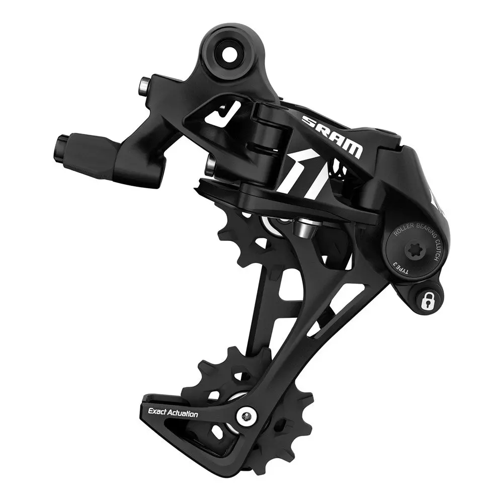 Sram Apex 1X Rear Derailleur: 1X11 Speed Long Cage With Roller Bearing Clutch 1