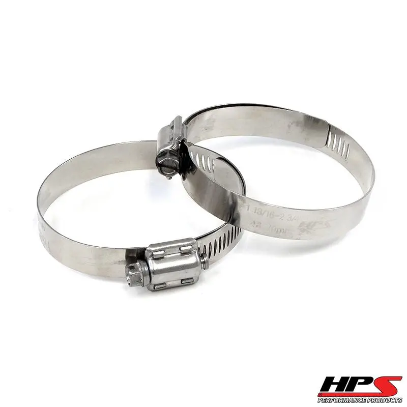 Hps Stainless Steel Worm Gear Liner Clamp Size 88 2Pc Pack 5-5/8" - 6-1/2" (130Mm-152Mm) 1