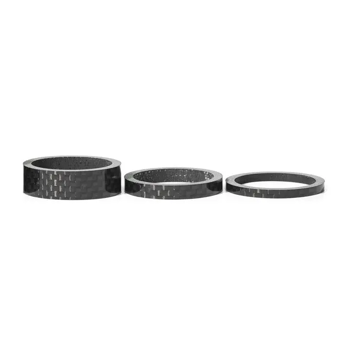 Stem Spacer Set: Carbon Fiber 1 1/8" 2.5/5/10Mm 1