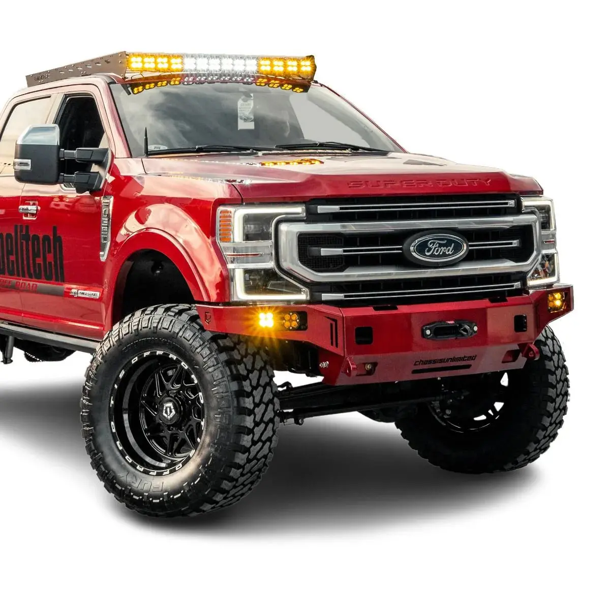 2017-2022 Ford Superduty F250/F350 Octane Series Front Winch Bumper 1