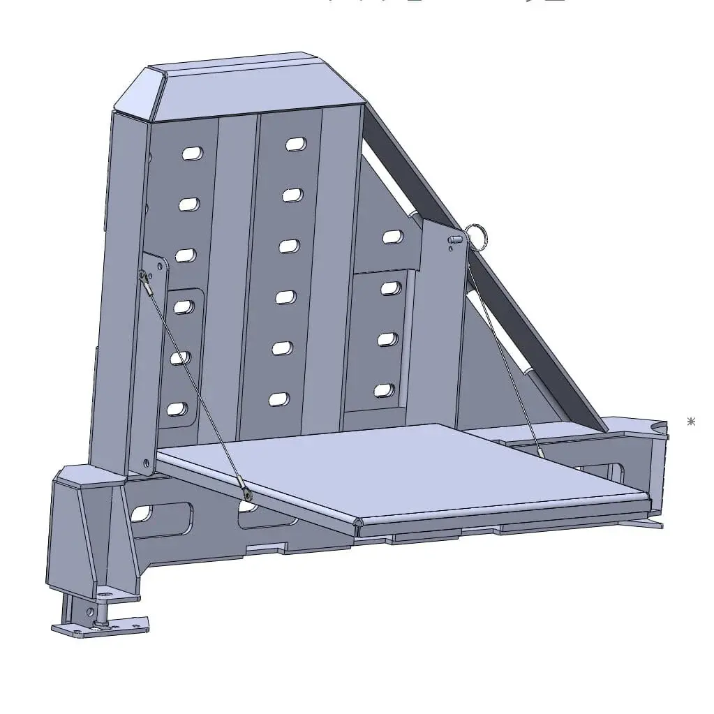 Swing Out Bumper Folding Table 1