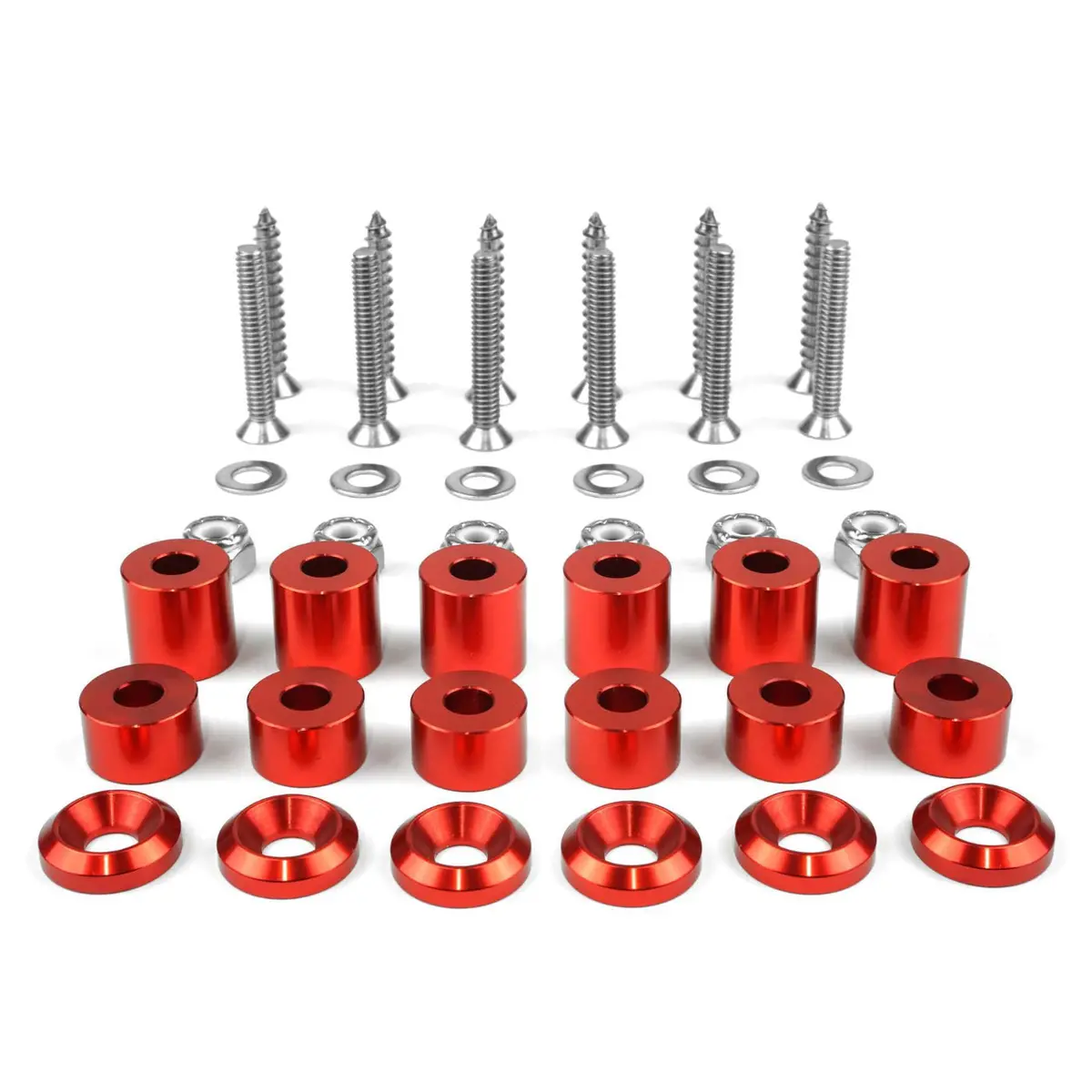 Tech Plate - 42Pc Tech Plate Mounting Red Hardware Kit 1