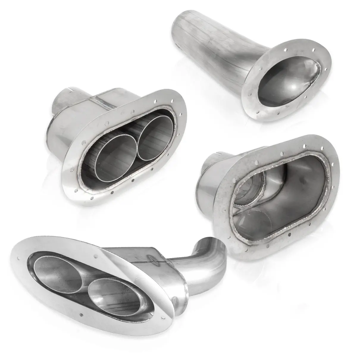 Through-Body Style Exhaust Tip 304 Stainless Steel 1