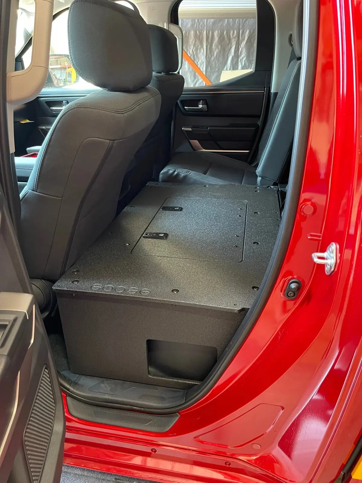 Toyota Tundra 2022-Present 3Rd Gen. Doublecab - Second Row Seat Delete Plate System 1