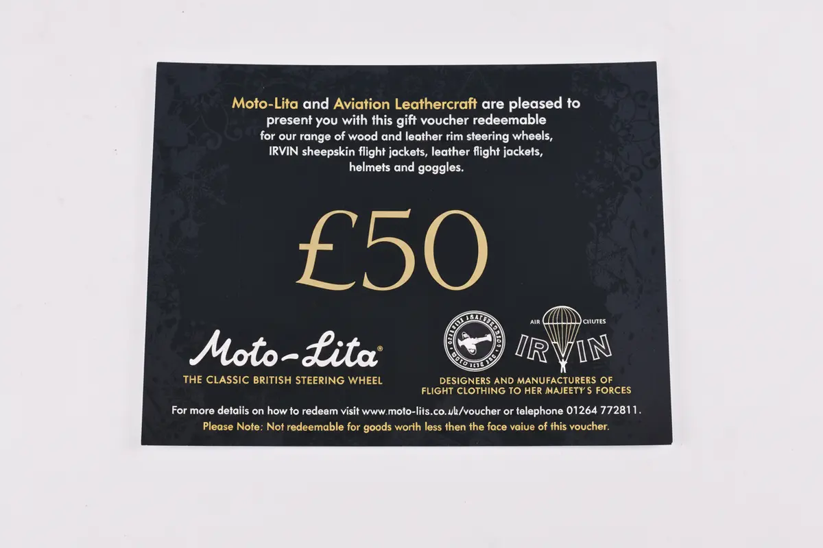 Virtual Gift Voucher For Steering Wheels 6