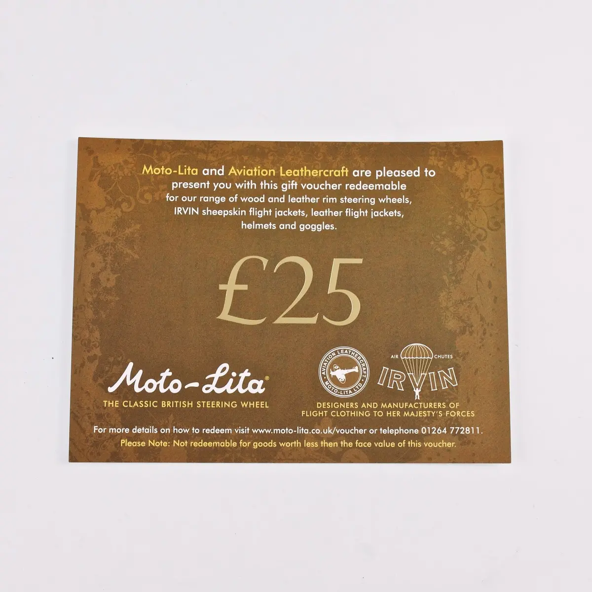 Virtual Gift Voucher For Steering Wheels 4
