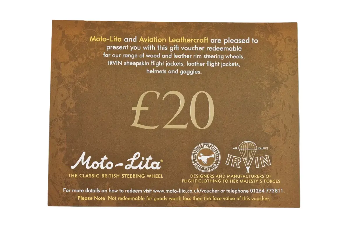 Virtual Gift Voucher For Steering Wheels 5