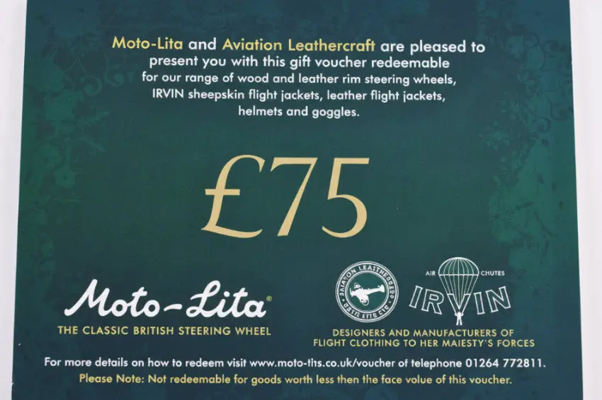 Virtual Gift Voucher For Steering Wheels 5